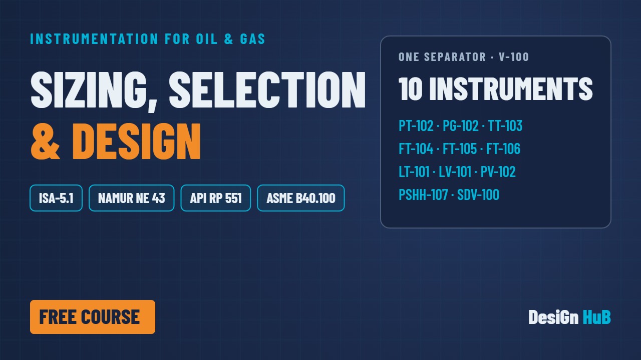 Instrumentation for Oil & Gas: Sizing, Selection & Design