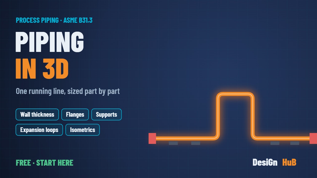 Piping in 3D: Process Piping Design, Visualised